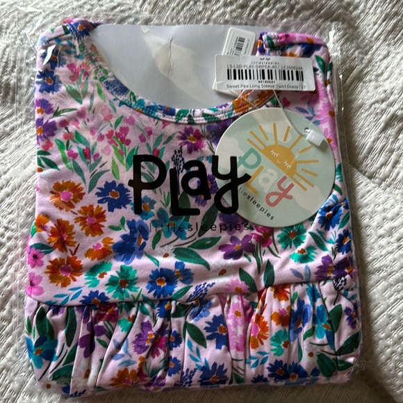 Little Sleepies Sweet Pea Twirl Dress - Picture 1 of 2